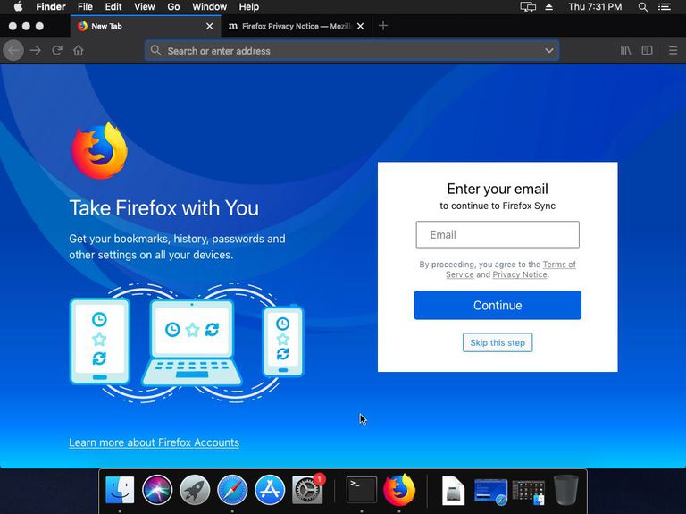 Firefox privacy browser for mac